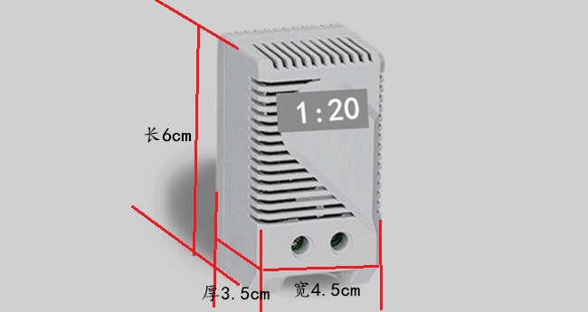 恒温控制器尺寸设计